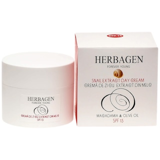 Herbagen | Crema de zi cu extract de melc SPF 15 50g