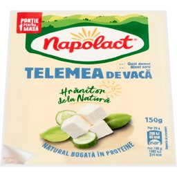 Napolact | Telemea cu gust domol din lapte de vaca 150g