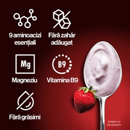 YoPRO | Produs lactat fermentat cu capsuni, bogat in proteine, 0,1% grasime 160g