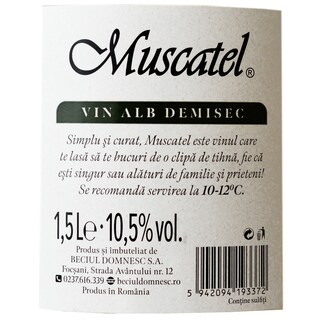 Muscatel | Vin alb demisec 1.5L
