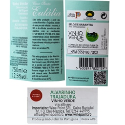 Casa Santa | Vin alb Eulalia vinho verde trajadura 0.75l