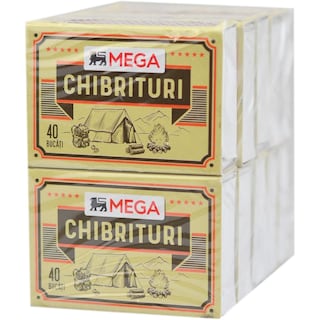 MEGA | Chibrituri, 10 cutii x 40 bete