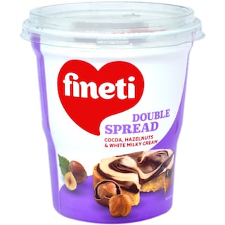 Fineti | Crema tartinabila cu cacao, alune de padure si crema cu lapte 400g