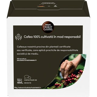 Nescafe | Dolce Gusto | Cafea Espresso Intenso, 16 capsule