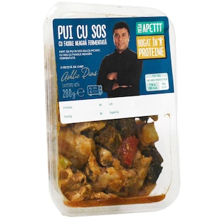Mega Apetit | Pui cu sos si fasole neagra fermentata 280g