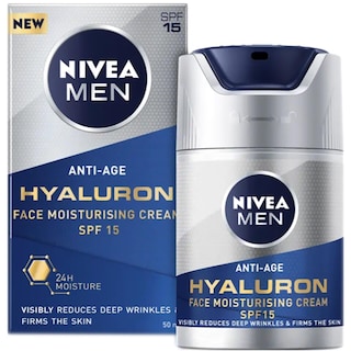 Nivea Men | Crema anti-age SPF15 cu acid hialuronic 50ml
