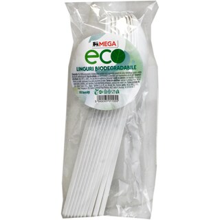MEGA Eco | Linguri biodegradabile 10 bucati