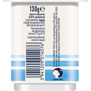 Danone | Iaurt natural 3.5% grasime 130g