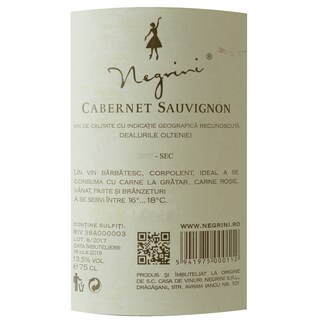 Negrini | Vin rosu Cabernet Sauvignon 0.75l