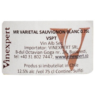 Vina Misiones de Rengo | Vin alb Sauvignon Blanc 0.75l