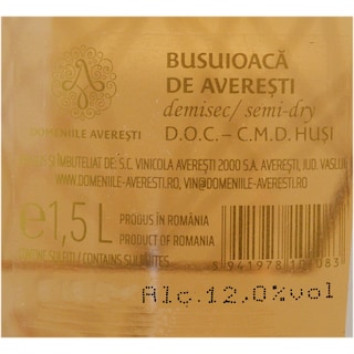 Averesti | Vin roze demisec Busuioaca de Averesti 1.5L