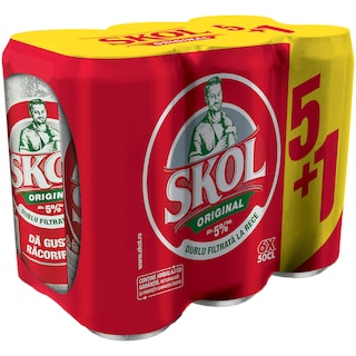Skol | Bere blonda 5+1 x 0.5L