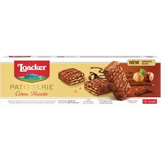 Loacker | Gran Pasticceria | Napolitana cu crema de alune, invelita in ciocolata 100g