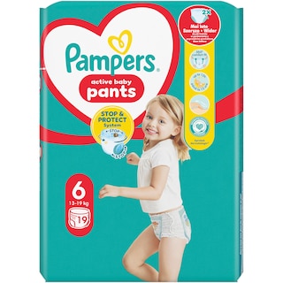 Pampers | Pants | Scutece chilotel bebelusi Marimea 6, 15+ kg, 19 buc