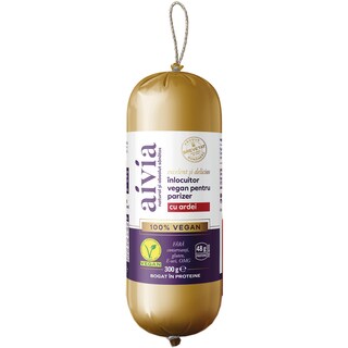 Aivia | Inlocuitor vegan pentru parizer cu ardei 300g