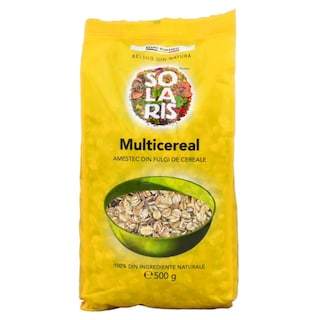 Solaris | Amestec din fulgi de cereale Multicereal 500g