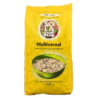 Solaris | Amestec din fulgi de cereale Multicereal 500g