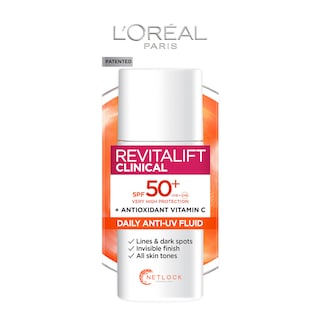 L'Oreal Paris | Crema cu textura fluida cu Vitamina C SPF 50+ Revitalift Clinical 50ml