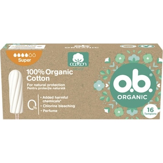 O.B. | Tampoane Organic Super, 16 buc.