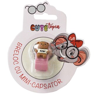 (bucata) | Breloc cu mini-capsator