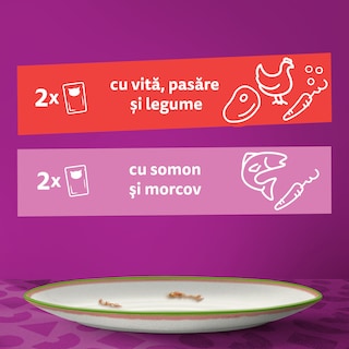 Whiskas | Hrana umeda pentru pisici Alegerea bucatarului, in sos 4x85g