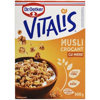 Dr. Oetker | Vitalis | Musli crocant cu miere 300g