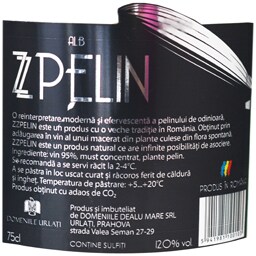Zzpelin | Pelin Frizzante alb  0.75L