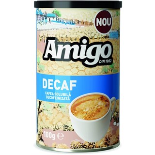 Amigo | Cafea solubila decofeinizata Decaf 100g