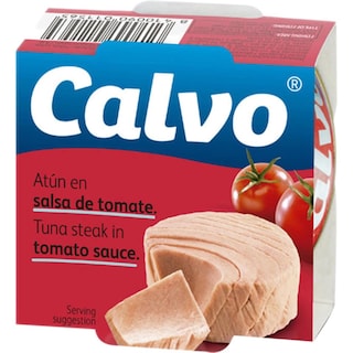 Calvo | Ton bucati in sos de rosii 160g