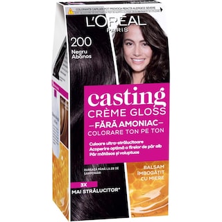 L'Oreal Paris | Casting Creme Gloss | Vopsea de par 200 Negru Abanos