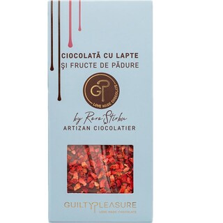 Guilty Pleasure | Ciocolata cu lapte si fructe de padure 100g