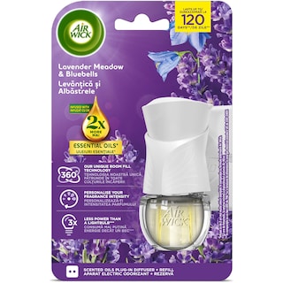 Air Wick | Odorizant camera electric lavanda si albastrele 19ml