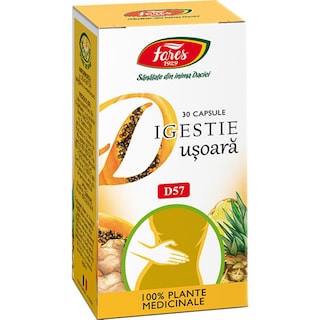 Fares | Digestie usoara, D57, 30 capsule