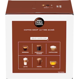 Nescafe | Dolce Gusto | Cafea Lungo Intenso, 16 capsule
