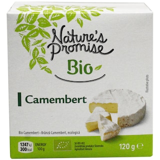 Nature's Promise Bio | Branza Camembert ecologica 120g