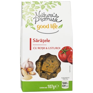 Nature's Promise | Saratele cu rosii si usturoi 107g