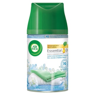 Air Wick | Freshmatic | Rezerva spray automat Asternuturi proaspete si liliac alb 250ml