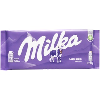 Milka | Ciocolata cu lapte alpin 90g