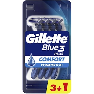 Gillette | Blue3 | Aparat de ras Comfort 4 bucati