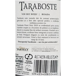 Chateau Vartely | Taraboste | Vin rosu sec 750ml