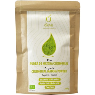 Ol'eve | Pudra de matcha ceremonial bio 100g