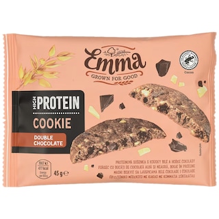 Emma | Fursec proteic cu ciocolata alba si neagra 45g