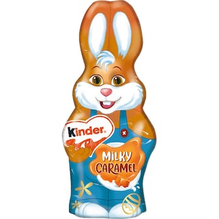 Kinder | Iepuras de ciocolata cu lapte si caramel 110g