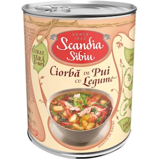 Scandia Sibiu | Ciorba de pui cu legume 400g