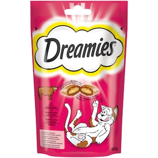 Dreamies | Hrana complementara cu vita pentru pisici adulte si pisoi 60g