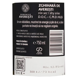 Domeniile Averesti | Vin alb sec Zghihara de Averesti 0.75L