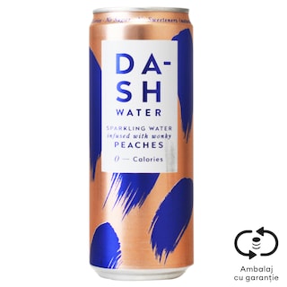 Dash Water | Apa minerala cu aroma de piersica 330ml