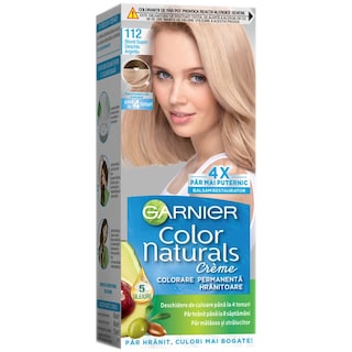 Garnier | Color Naturals | Vopsea pentru par 112 Blond Super Deschis Argintiu