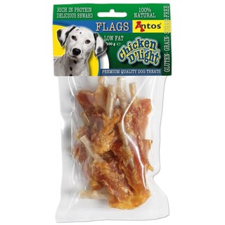 Recompense pentru caini Flags cu pui 100g