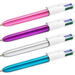 Bic | Pix 4 Colours Shine, diverse culori